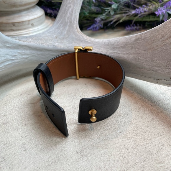 Tory Burch Eleanor Leather Bracelet🧡NWT🧡 - Picture 5 of 12